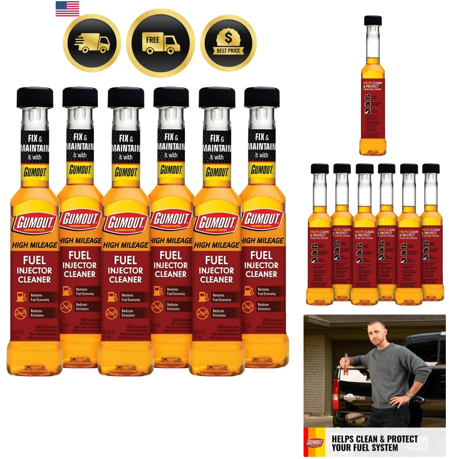 Fuel System Cleaner, 6 Pack