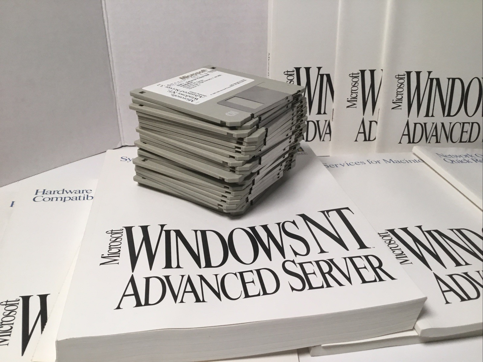 Microsoft Windows NT Advanced Server 3.1 Promotional Sample Large Box.