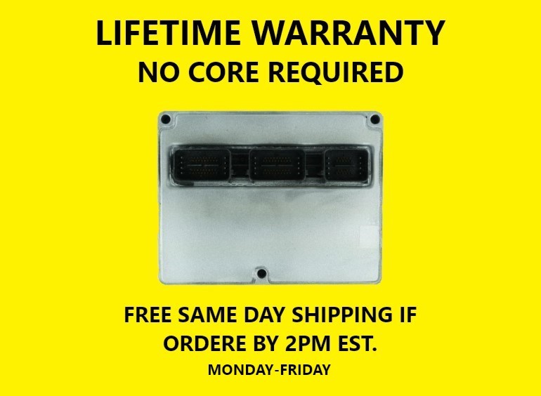 03 FORD F-550 ECM 3C3A-12A650-BJE LIFETIME WARRANTY! NO CORE!