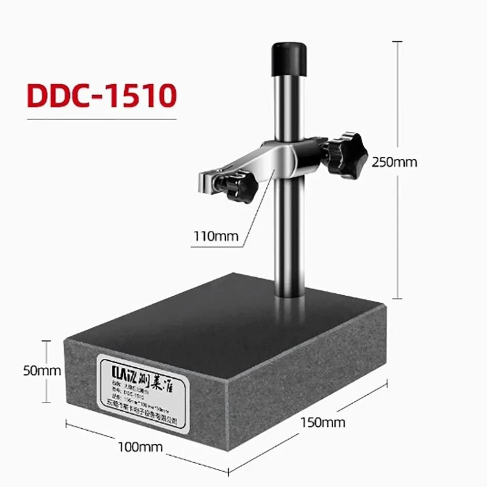 150x100x50mm Base Grade 00 Precision Granite Measuring Stand for Dial Indicators