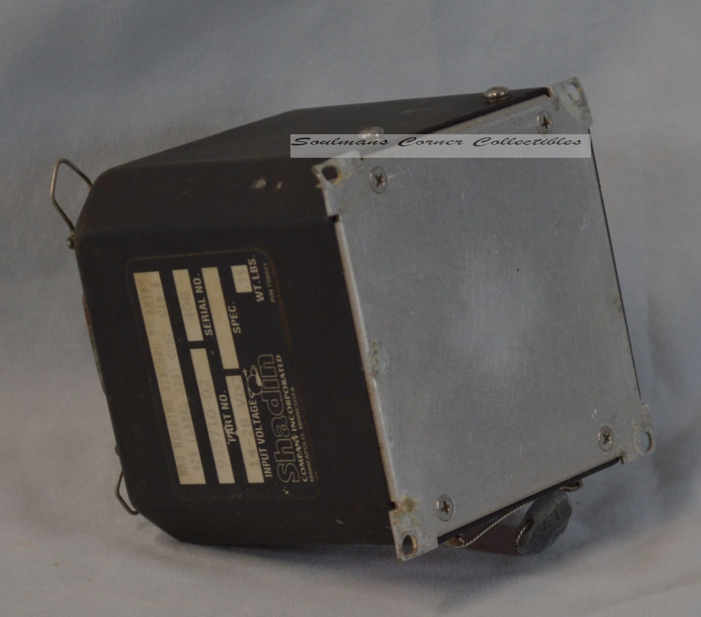 Used Shadin Mag Heading Synchro Unit 933710-02 Avionics Unit
