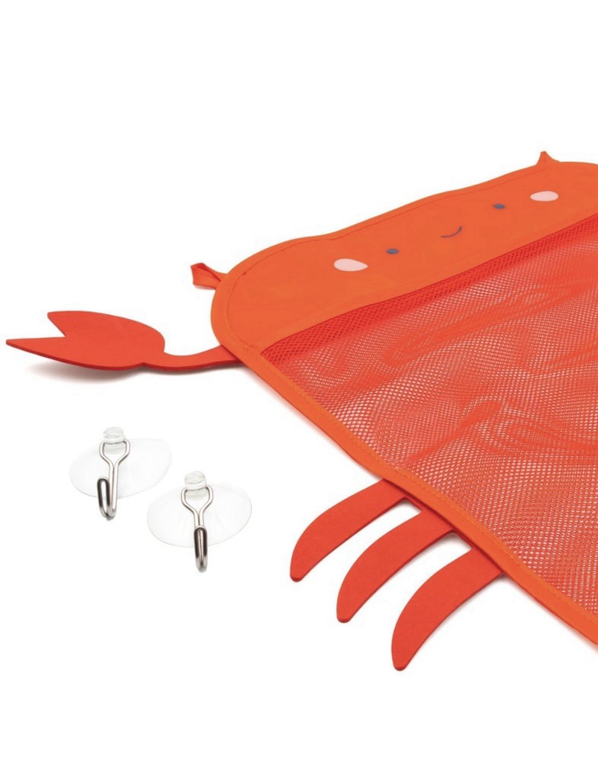4pc Red Crab Bathroom Set - Soap Dispenser, Bath Caddy, Toothpaste Caddy, Holder