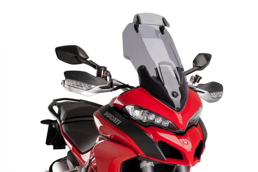 18438 - Windshield TOURING with VISOR Compatible with DUCATI MULTISTRADA 9