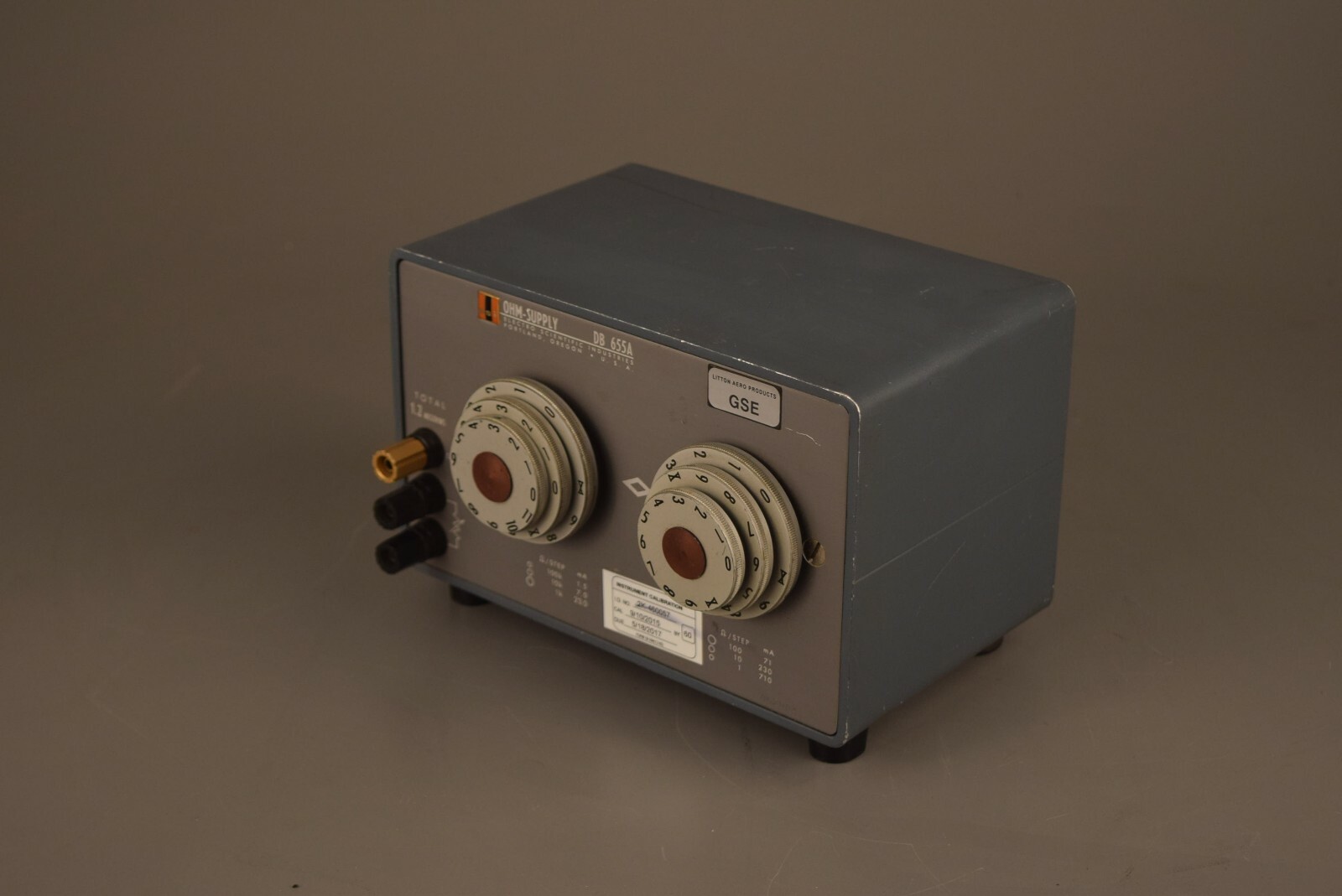 ESI Electro Scientific DB 655A Decade DEKABOX DB655A RESISTOR RESISTANCE TESTED