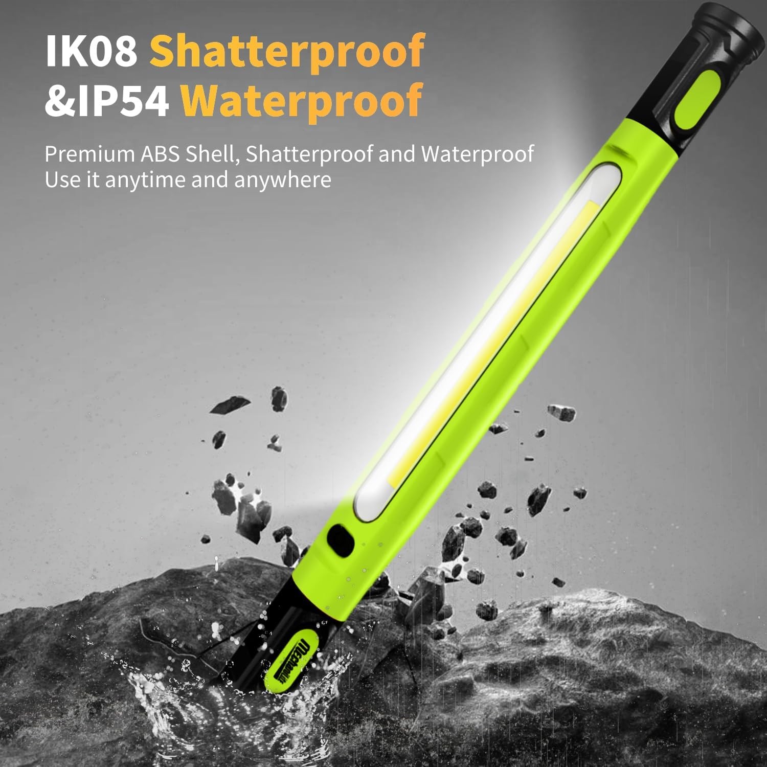 Mechanic Work Light, 3000LM Magnetic Work Light, 5200Mah Rechargeable LED Work