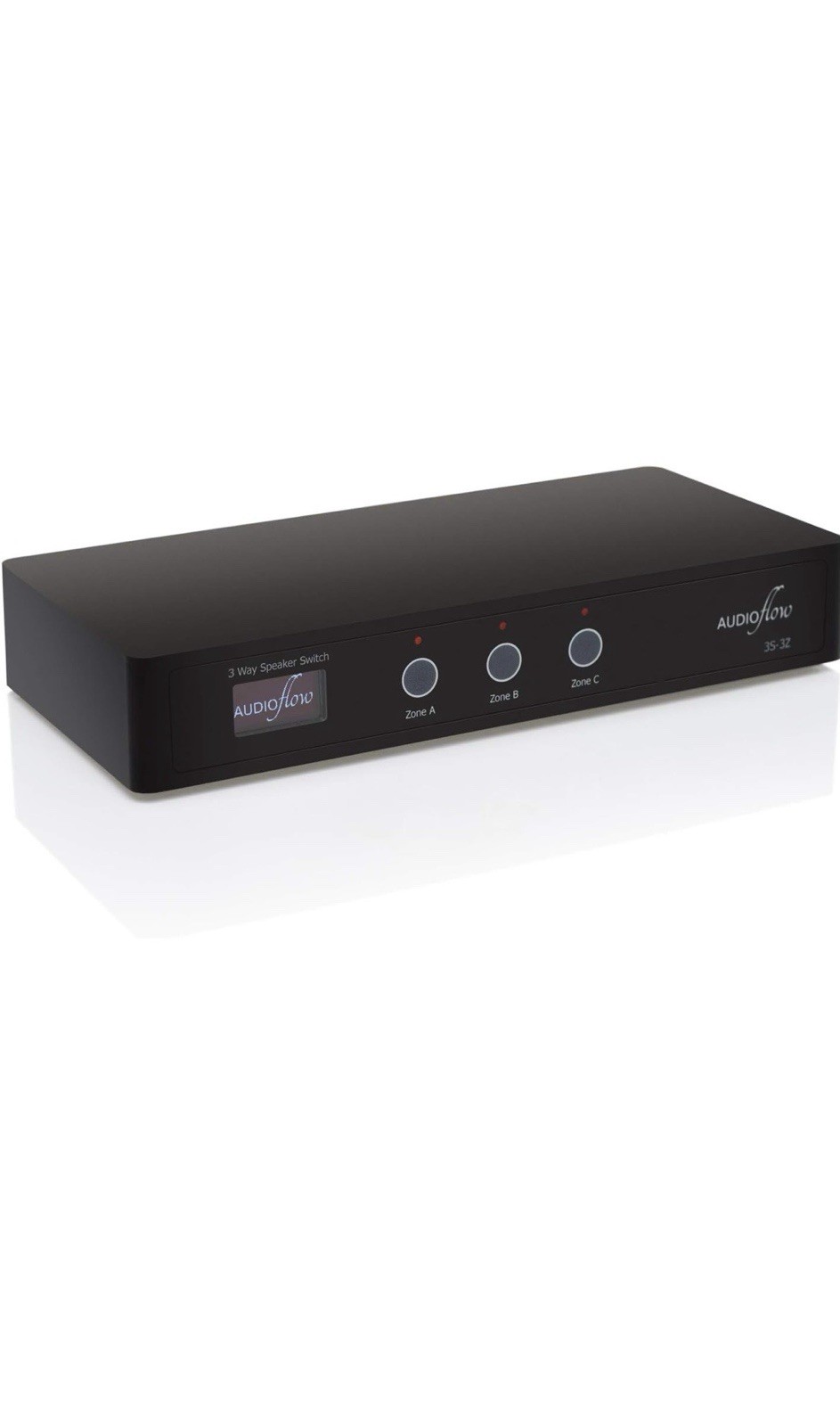 Audioflow 3 Way Speaker Switch Selector Box Smart Wi-Fi