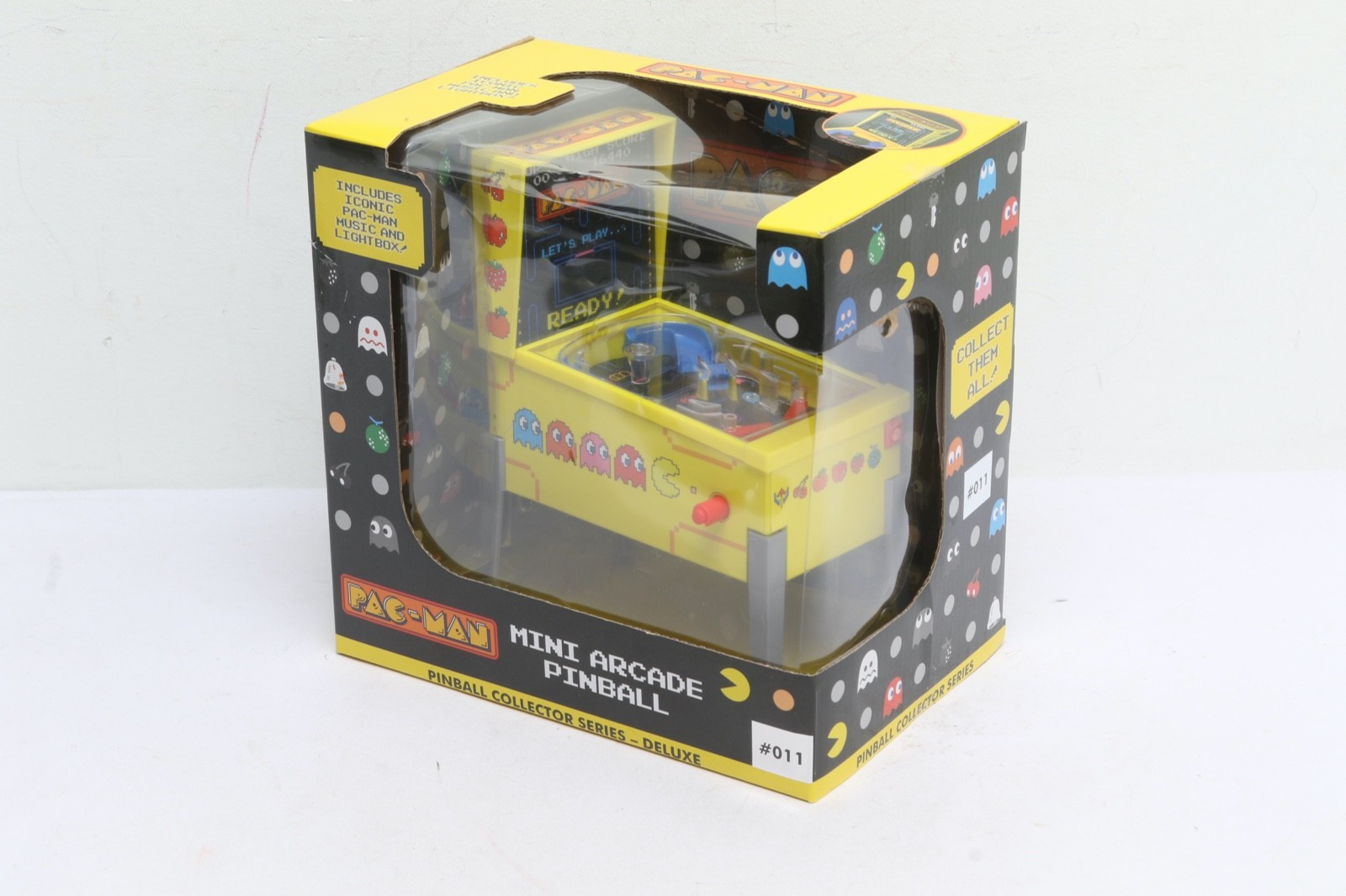 PAC-MAN Mini Arcade Pinball Deluxe Collector Series #011 Music & Lightbox
