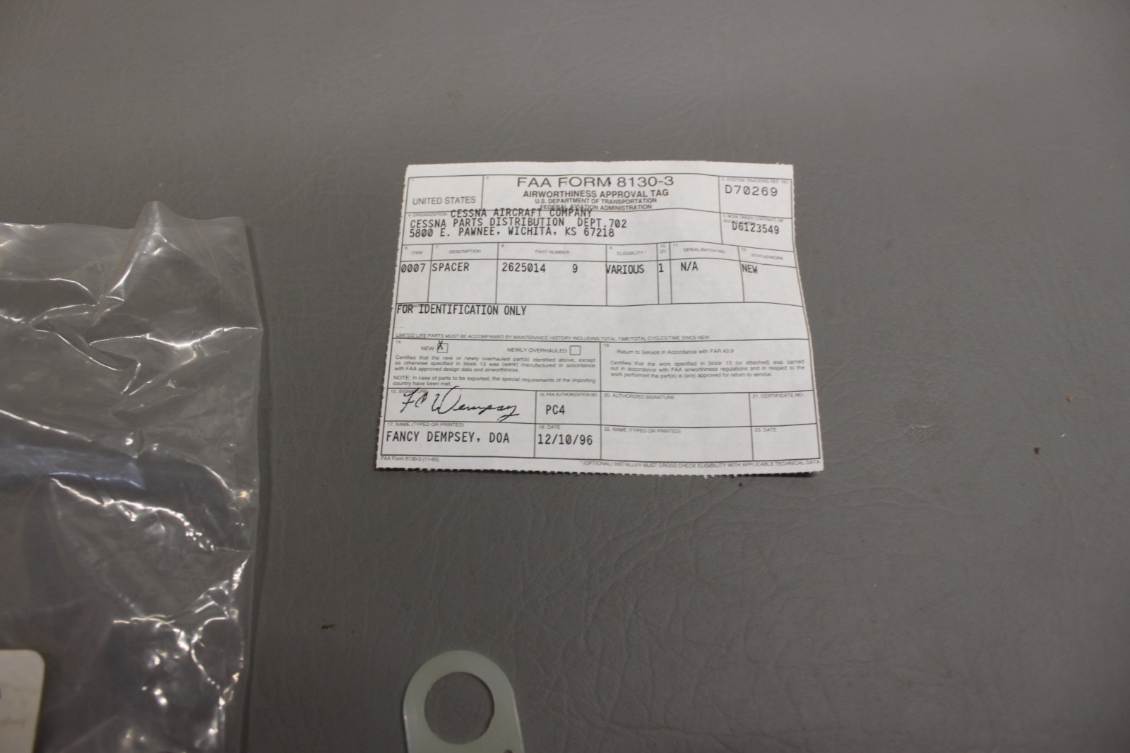 2625014-9 Cessna Spacer (7 Pack)