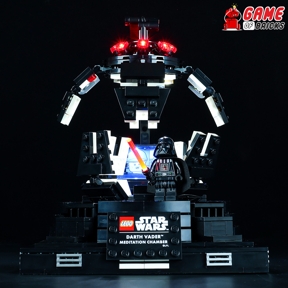 Light Kit for Darth Vader Meditation Chamber Compatible with LEGO 75296 Classic