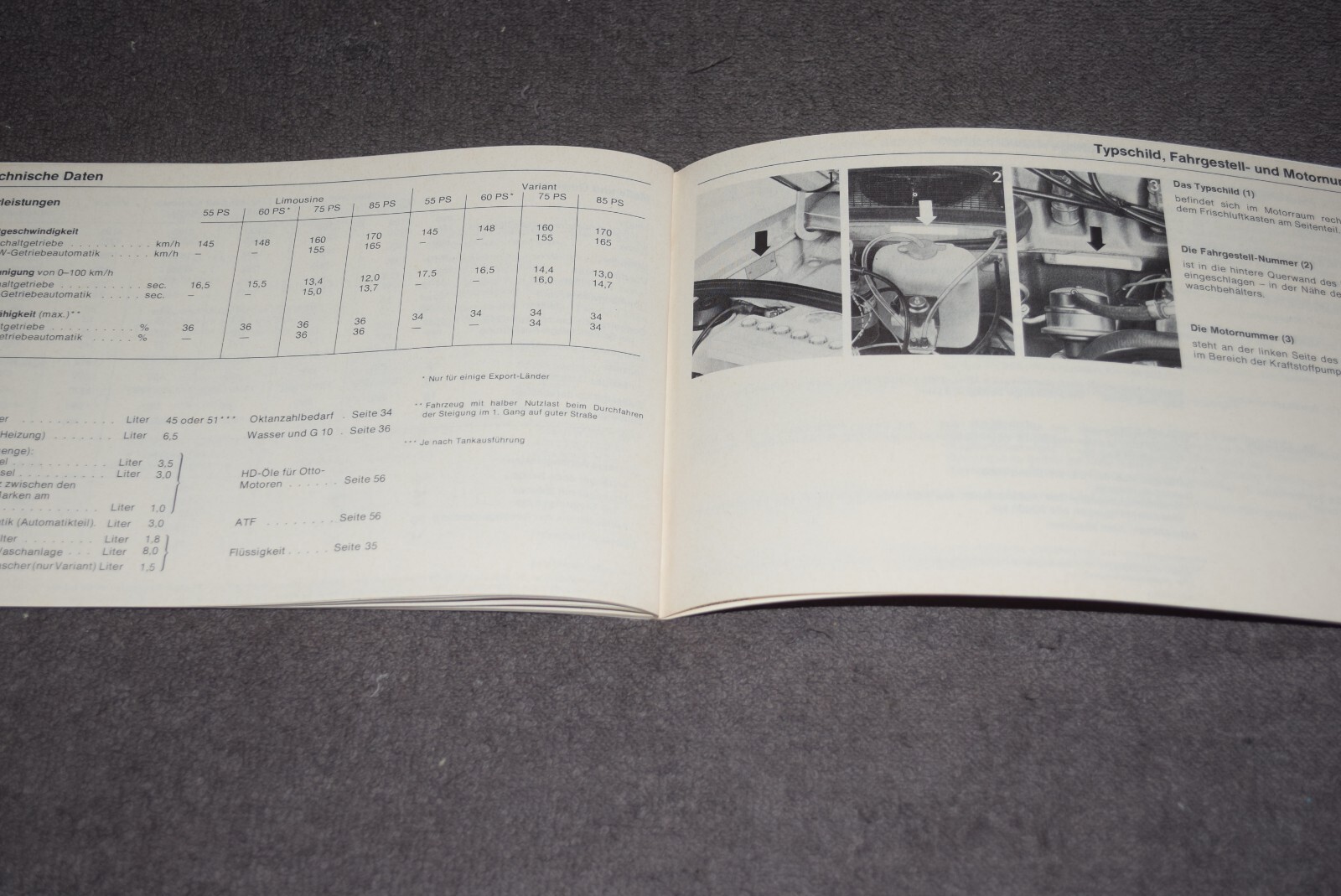 Operating Instructions Manual VW Passat B1 Type 32/33 Mint/Unused