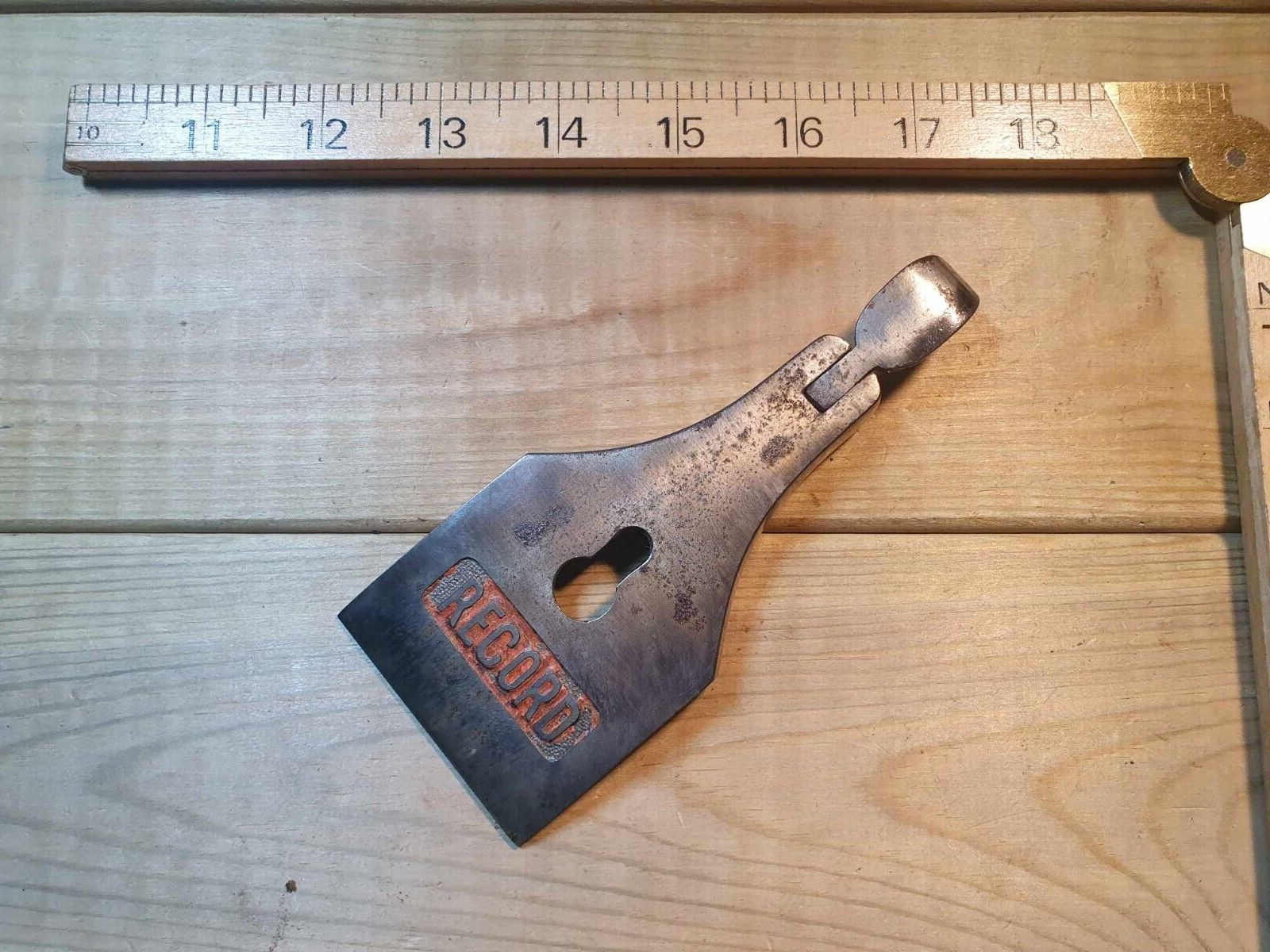 Vintage Record 2⅜” Lever Cap Old Woodworking Hand Tools Carpentry Tool 4½, 5½, 6