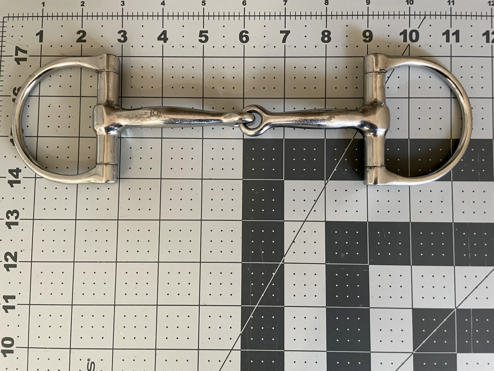 Korsteel D Ring Single Joint Snaffle Bit - 5.75" (hard to find size!)