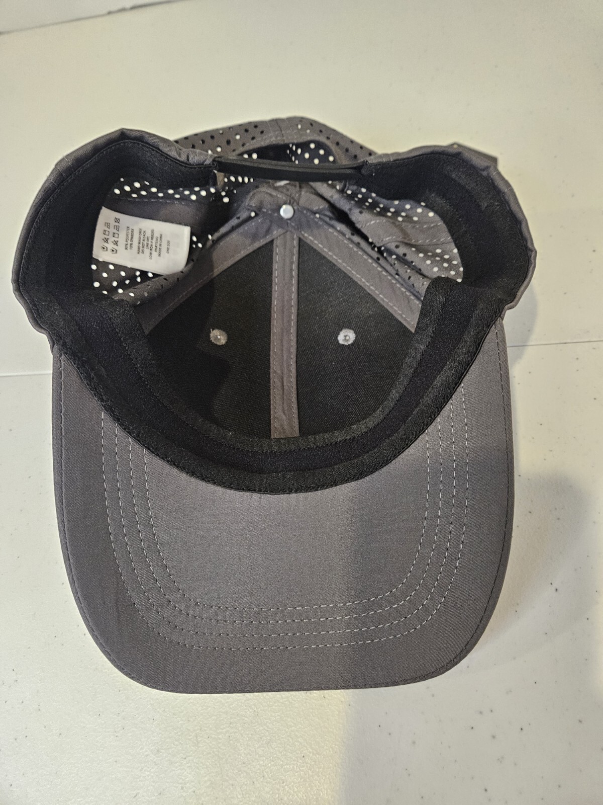 New RORIE WHELAN Golf Logo Grey Performance Breathable Snapback Men's Cap Hat