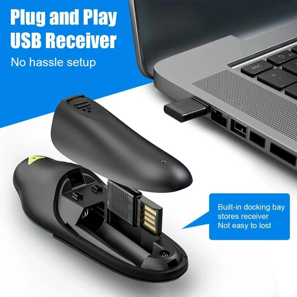 Laser Pointer Power Point Presentation Remote Control Wireless USB PPT Presenter