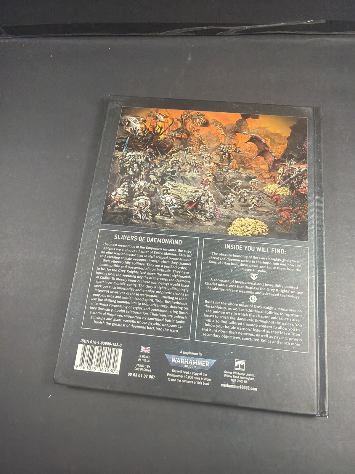 Warhammer 40,000 Grey Knights Codex (2021, Hardcover) VG