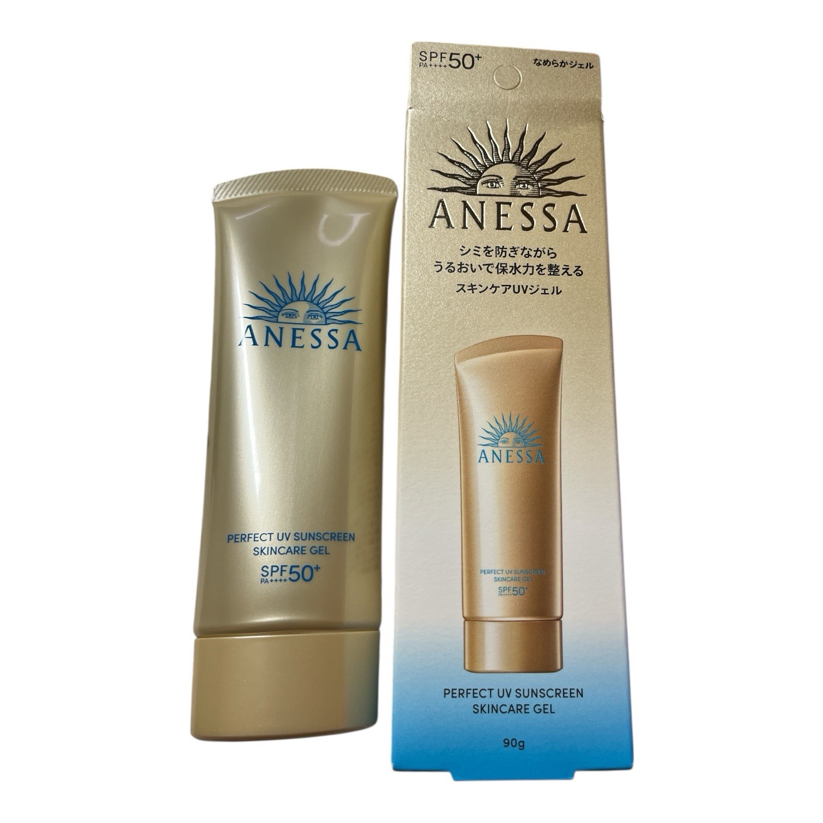 ANESSA Perfect UV Sunscreen Skincare Gel SPF 50+ PA++++ 90g Japan New