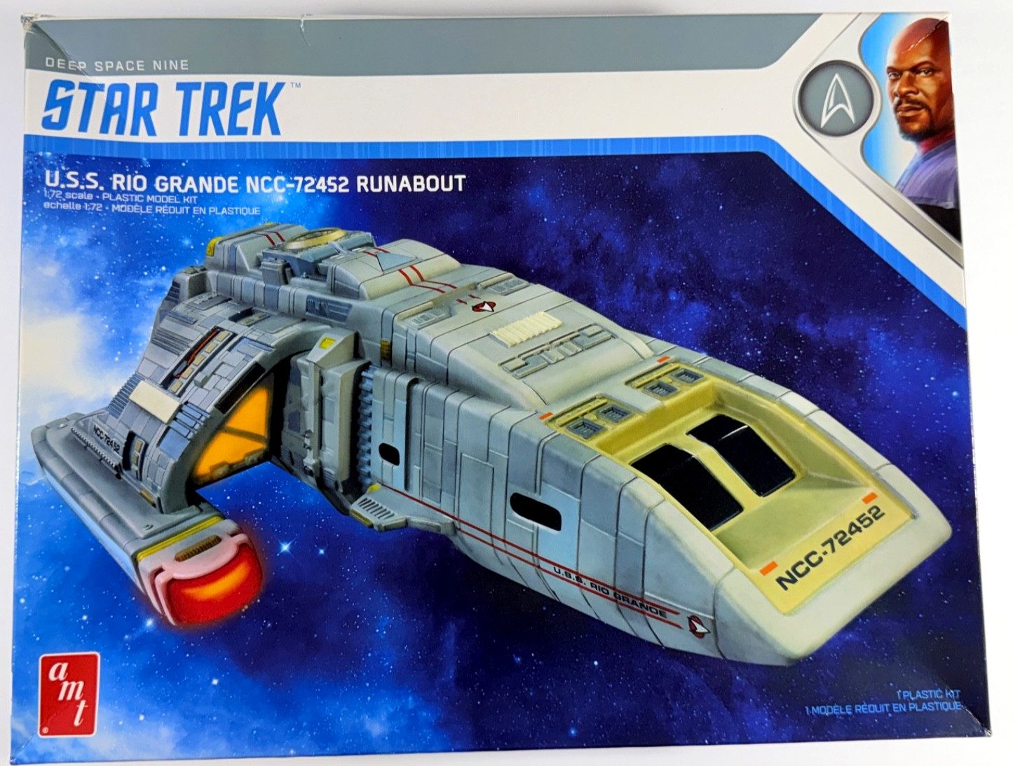 Star Trek DS9 USS RIO GRANDE RUNABOUT AMT Model Kit AMT1084 1/72 RARE