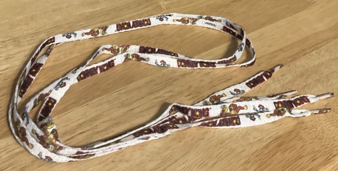 One Pair of 40" Donkey Kong Shoe Laces