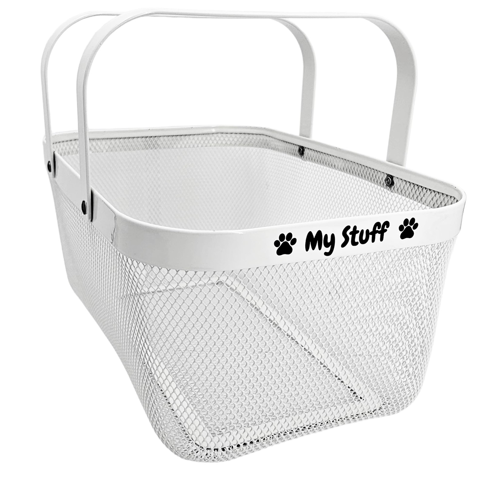 Dog Toy Basket Metal Mesh Metal, Chew Proof, 16 (L) x 9.5 (W) x 7 (H) inches ...