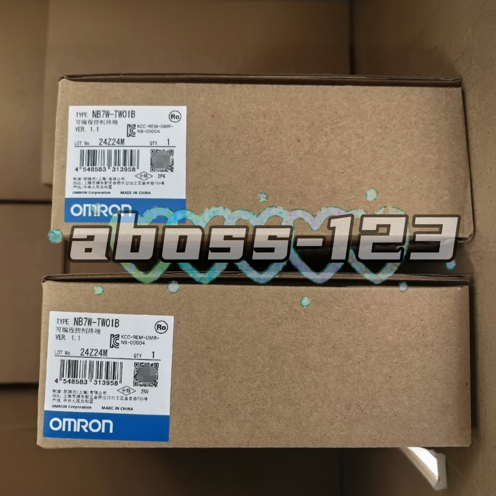 Omron NB7W-TW01B HMI Touch Panel#1pcs New In Box