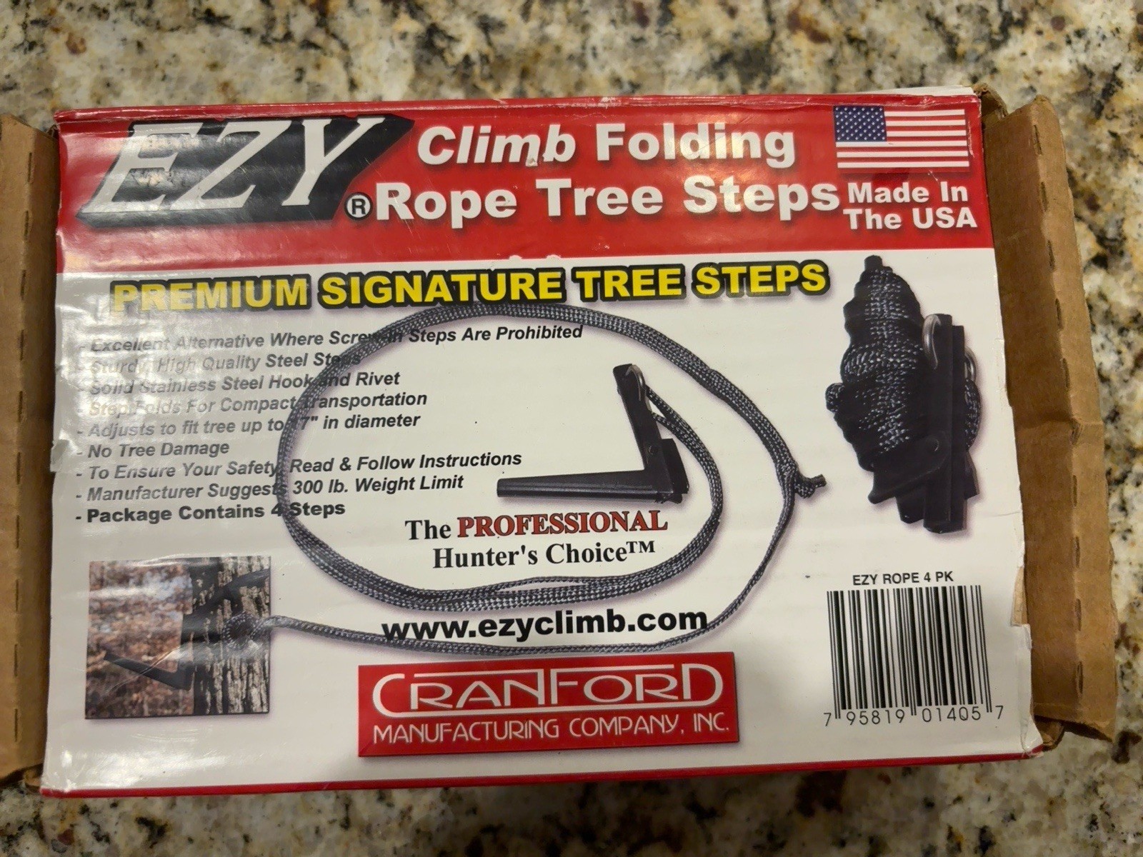 EZY CLIMB FOLDING ROPE TREE STEPS