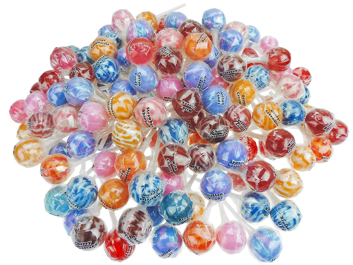 Original Gourmet Change Maker Mini Cream Swirl and Original Lollipops, 100 Count