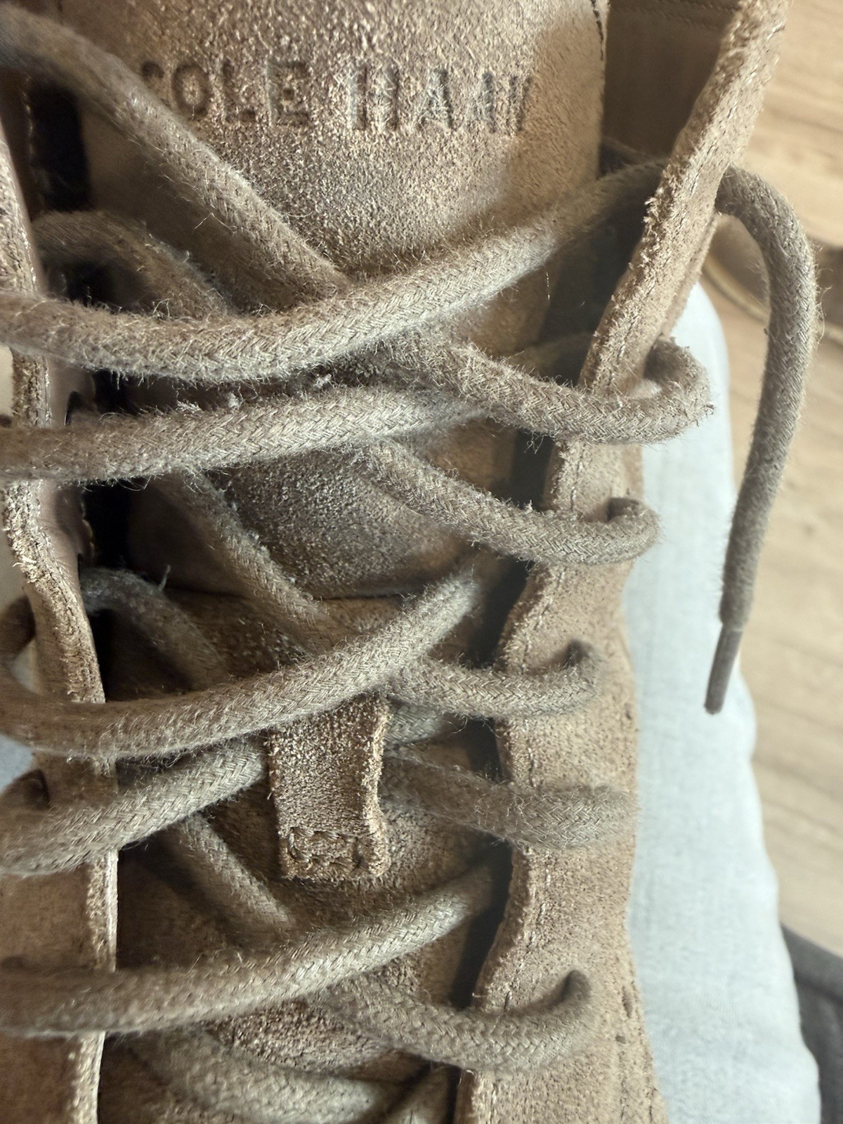 Cole Haan Generation ZeroGrand Ankle Boots Men Taupe Gray Size 9.5 M