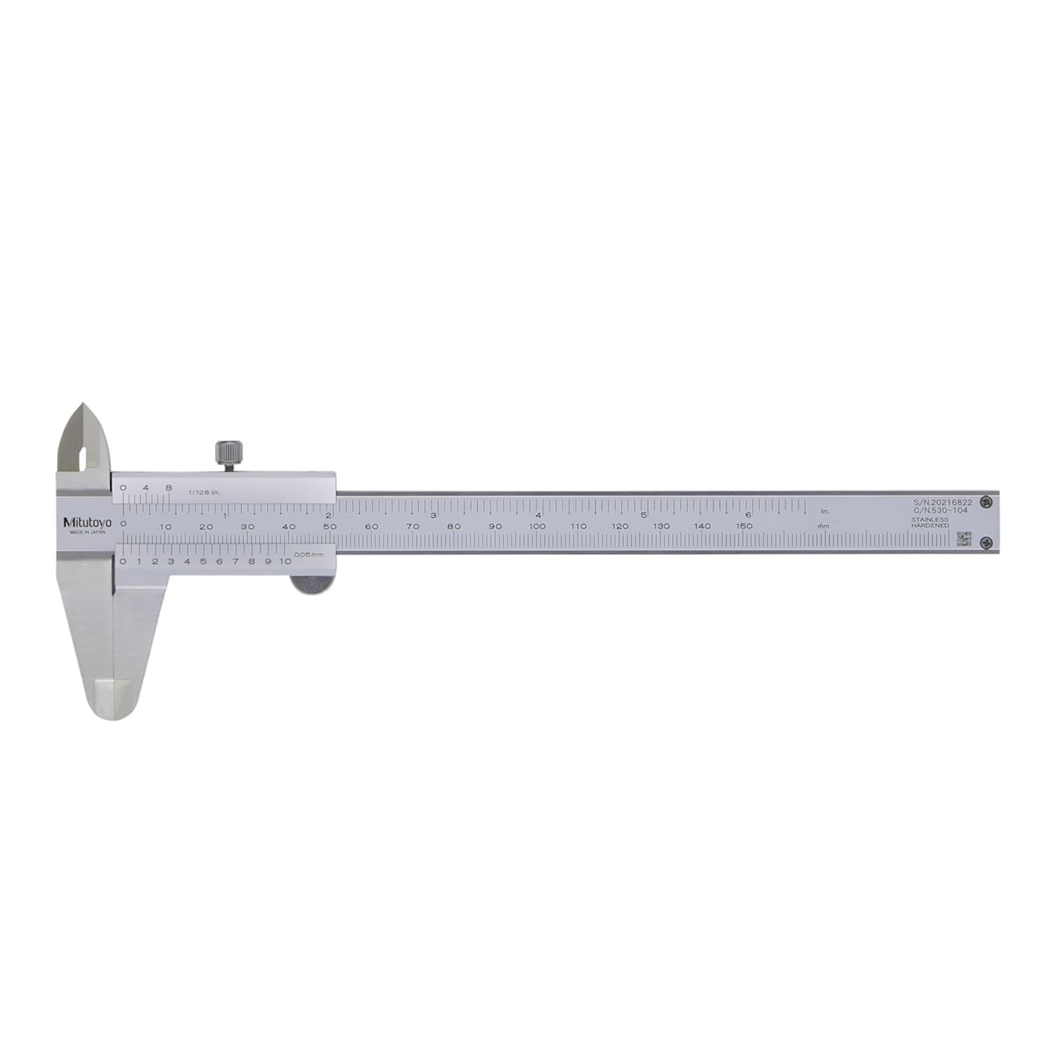 Mitutoyo 530-104 Vernier Calipers Stainless Steel For Inside Outside Depth Step