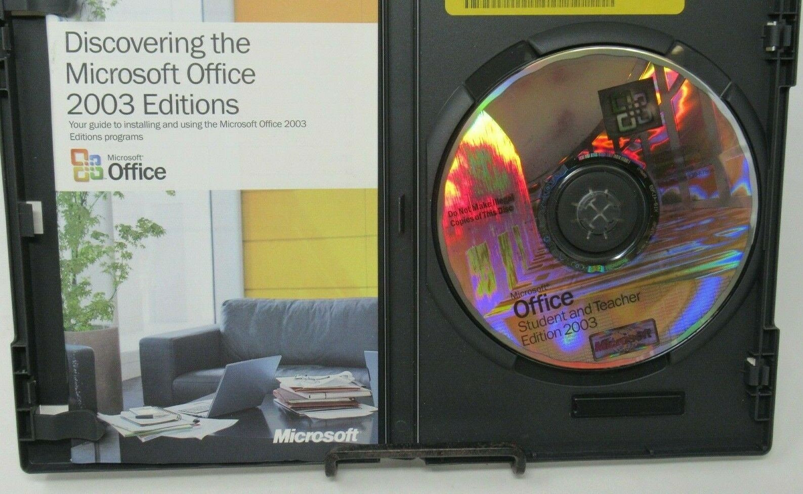 MICROSOFT OFFICE STUDENT & TEACHER EDITION 2003 CD & PROD.KEY, WIN 2000/XP