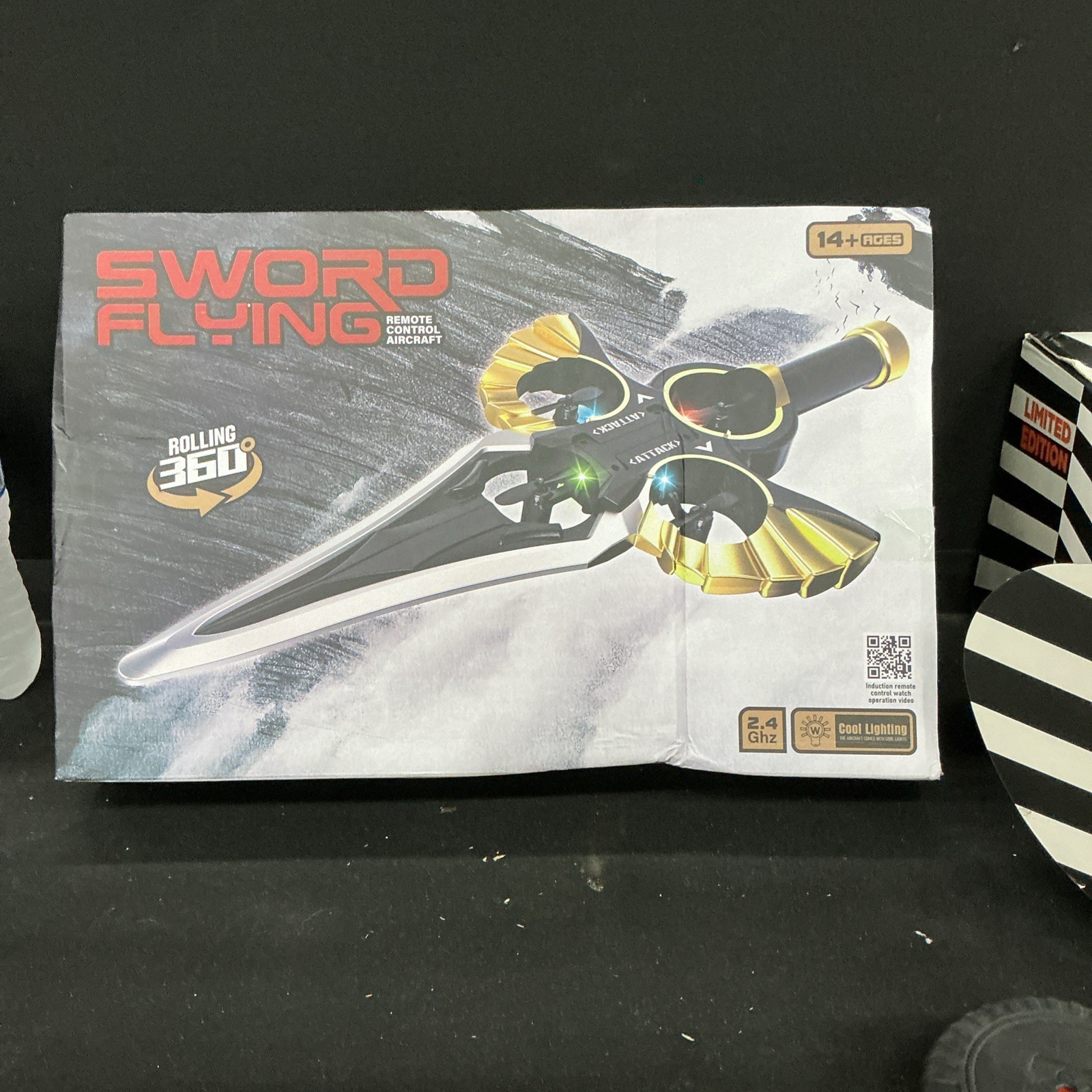 Flying Sword RC Quadcopter Toy Foam Drone Remote Control Aircraft Kids Gift