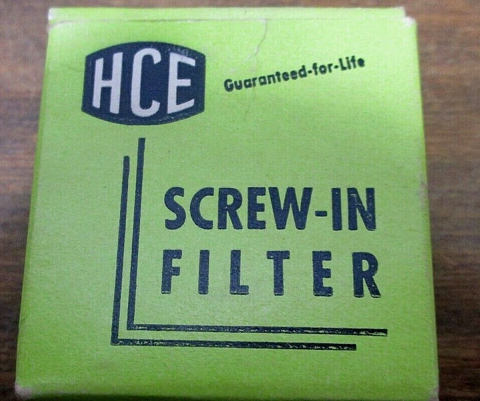 HCE screw in filter SI EB color #85- still in box with instructions made in USA