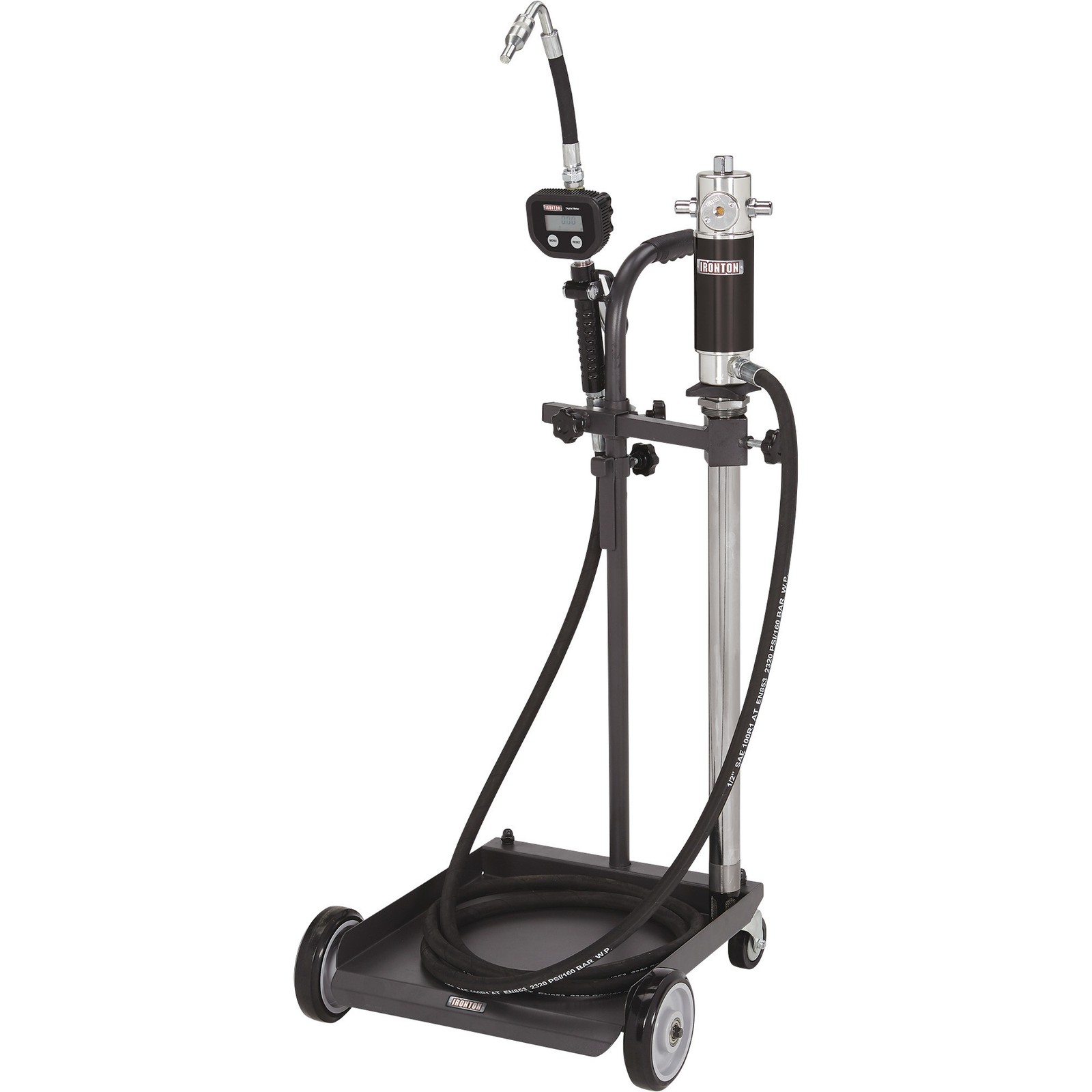 Ironton Air-Operated 5:1 Oil Pump Kit, 3.7 GPM