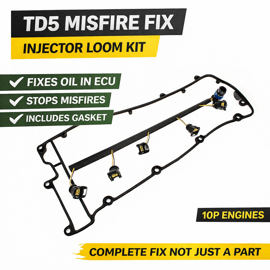 TD5 Injector Wiring Harness Loom & Gasket 10P Defender Discovery 2 AMR6103
