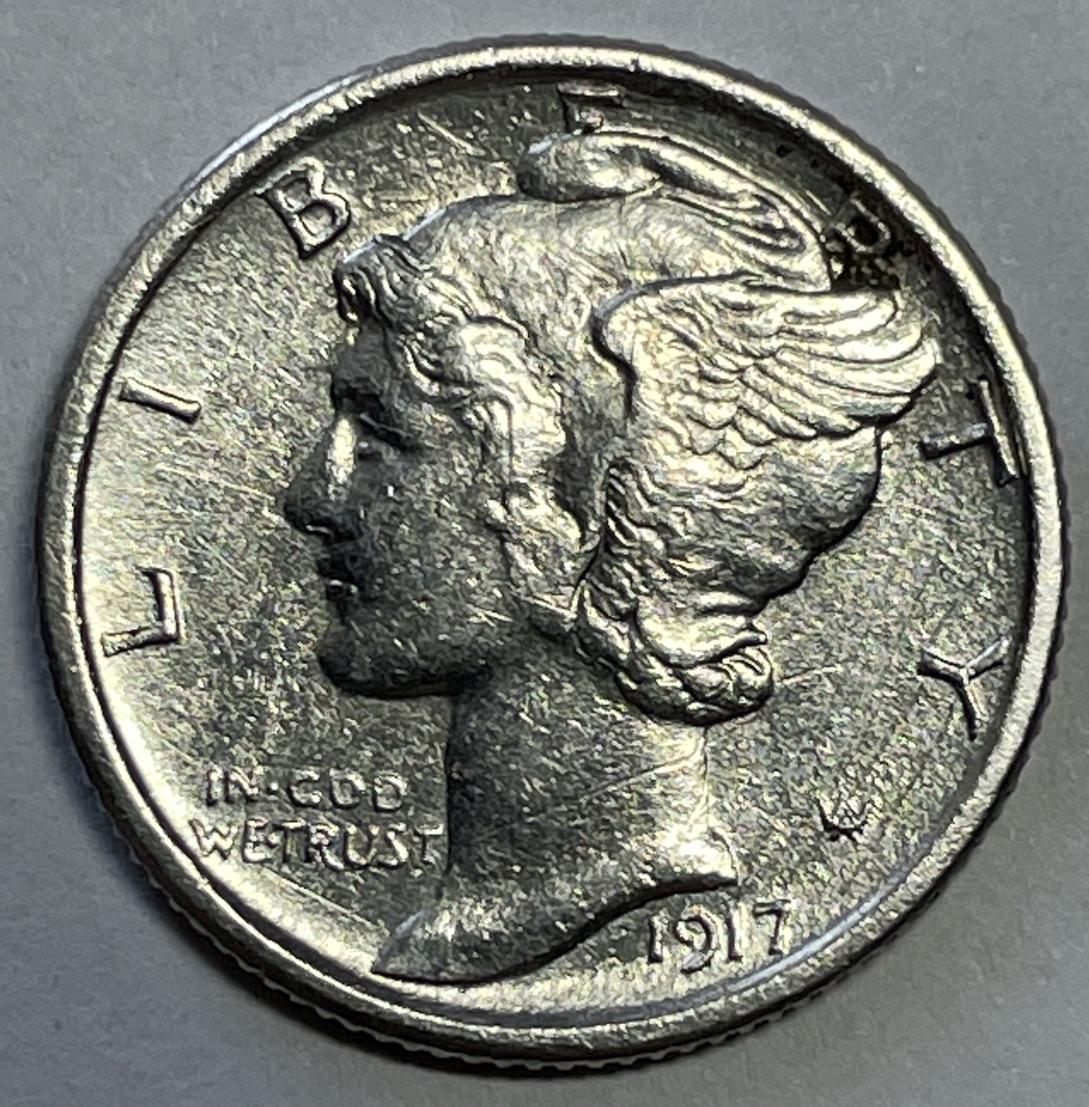 1917-S Mercury Dime Higher Grade Please Check Our Inventory