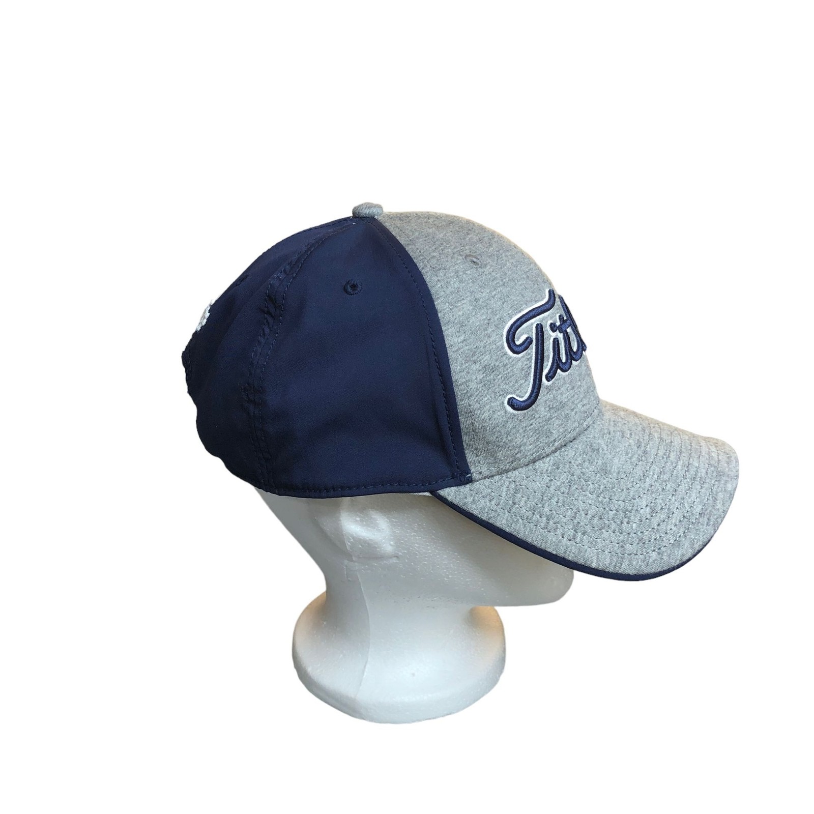 Titleist Adjustable Golf Hat Navy & Gray Cotton/Polyester Blend