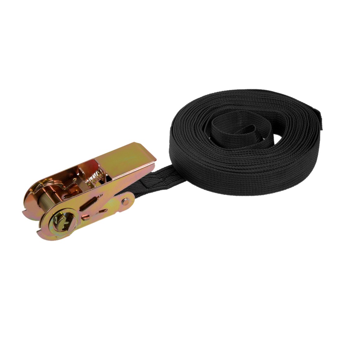 8M x 25mm Ratchet Tie Down Strap Cargo Lashing Straps 250Kg Work Load Black