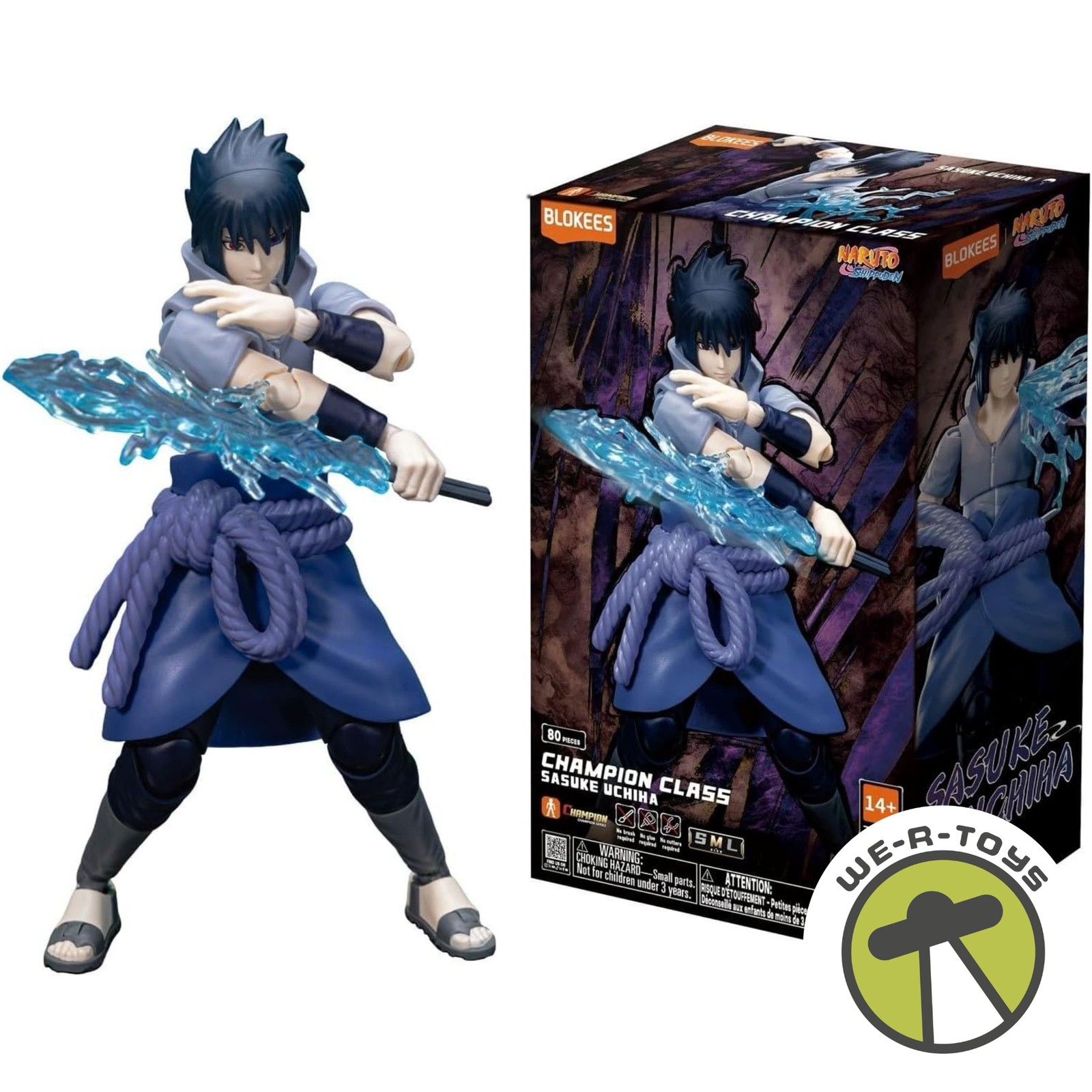 Naruto Champion Class 04 Sasuke Uchiha Model Kits Blokees