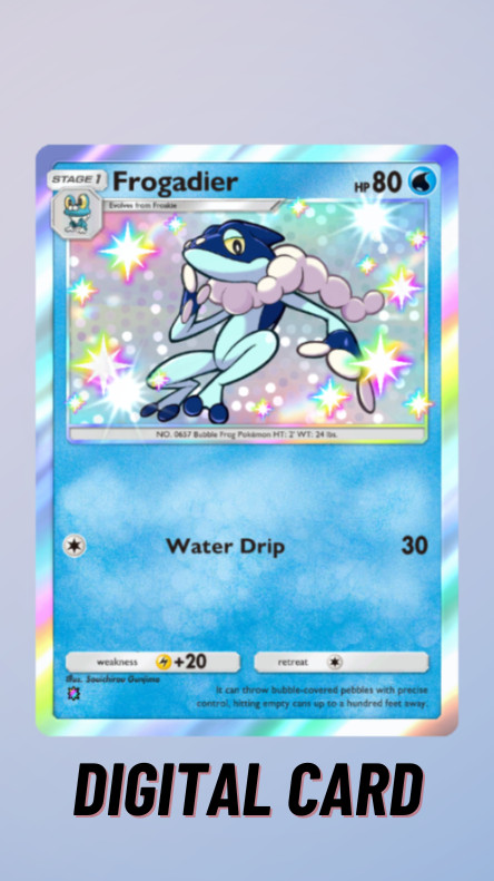 Frogadier Shiny Extradimensional Crisis Pokemon TCG Pocket  1 Star⭐ (English)