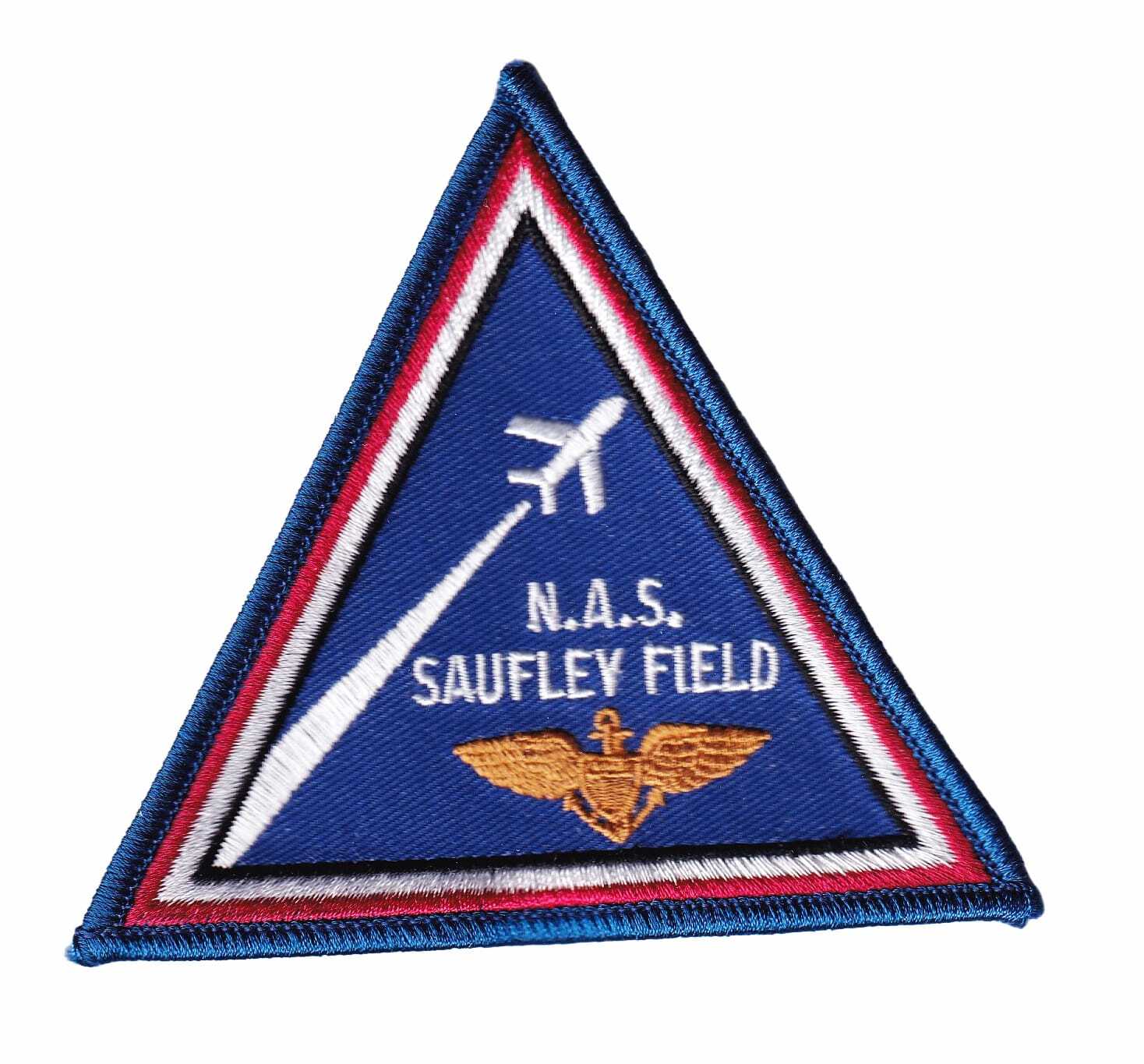 NAS Saufley Patch - Plastic Backing, 4"