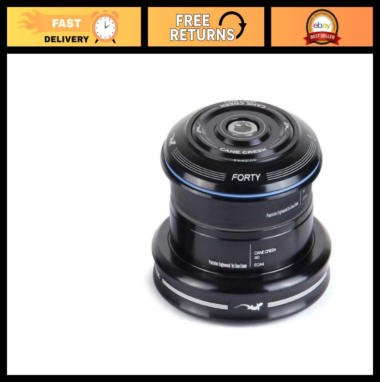 Forty Complete Headset for Bicycles - High-Performance, Durable, Easy Install