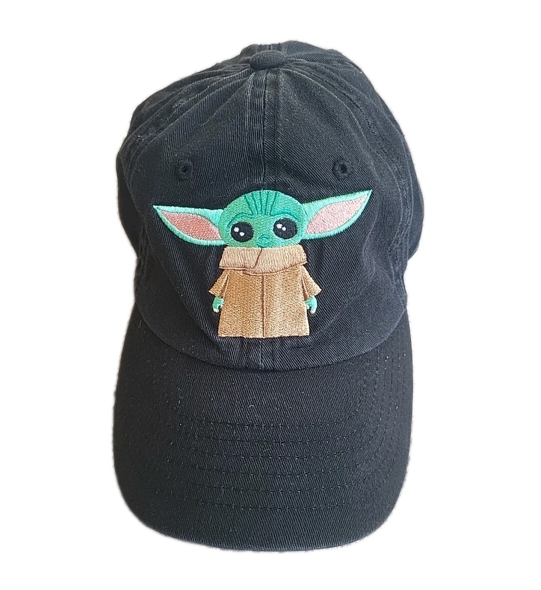 Star Wars Baby Yoda Hat Cap Black Strapback Adjustable Kids Youth Teens 14+