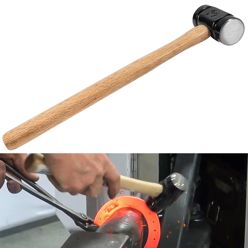 36oz Rounding Hammer Blacksmithing Handmade Horseshoer Making Knife Forge Tool