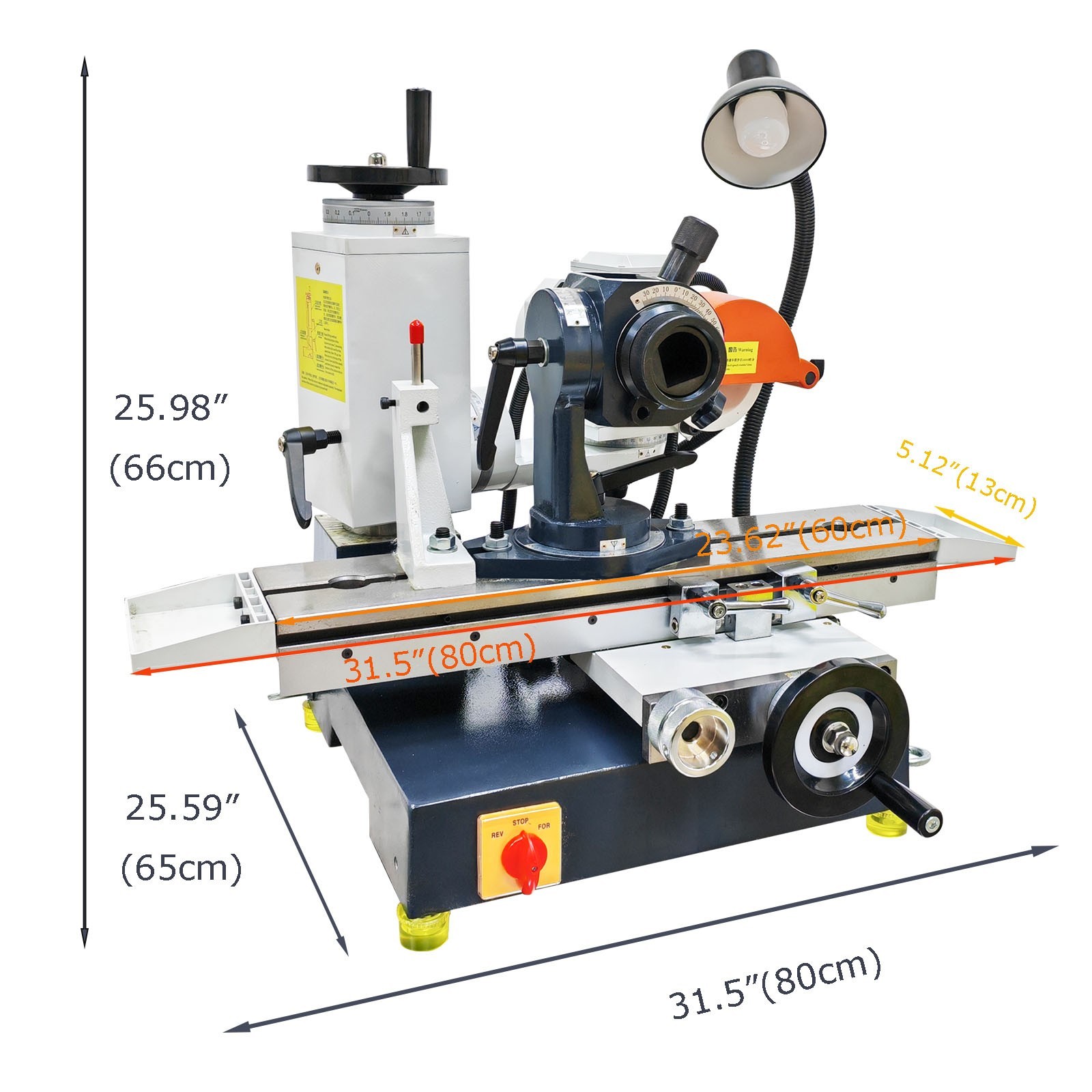 220V Universal Tool Grinding Machine Sharpener w/50Q Gun Drill Sharpening Tool
