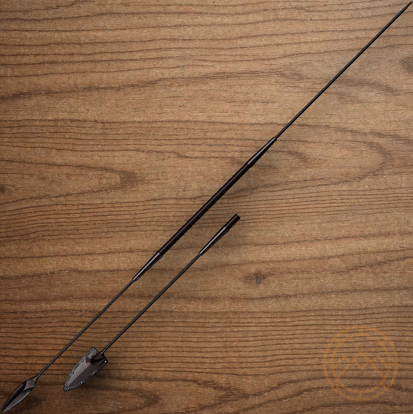 Cold Steel Samburu 7 Black Finish SK-5 Steel Spear Head American Hickory Handle