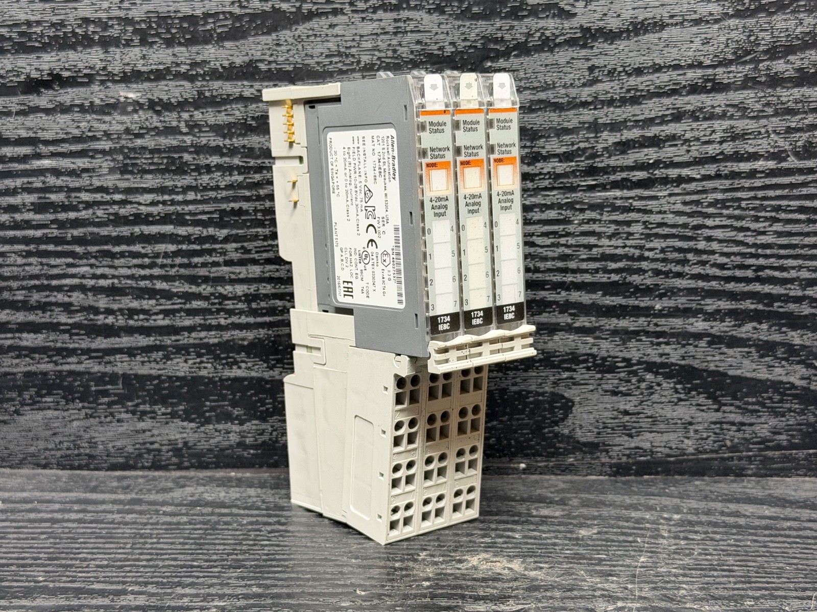 Allen Bradley 1734-IE8C 1734-1E8C RTB MB Point I/O Analog Input Module Current