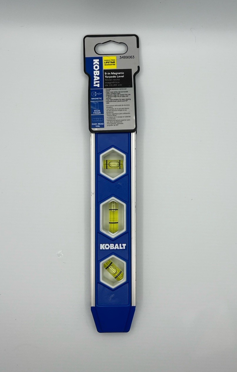 Kobalt 9 Inch Magnetic Torpedo Level Brand New