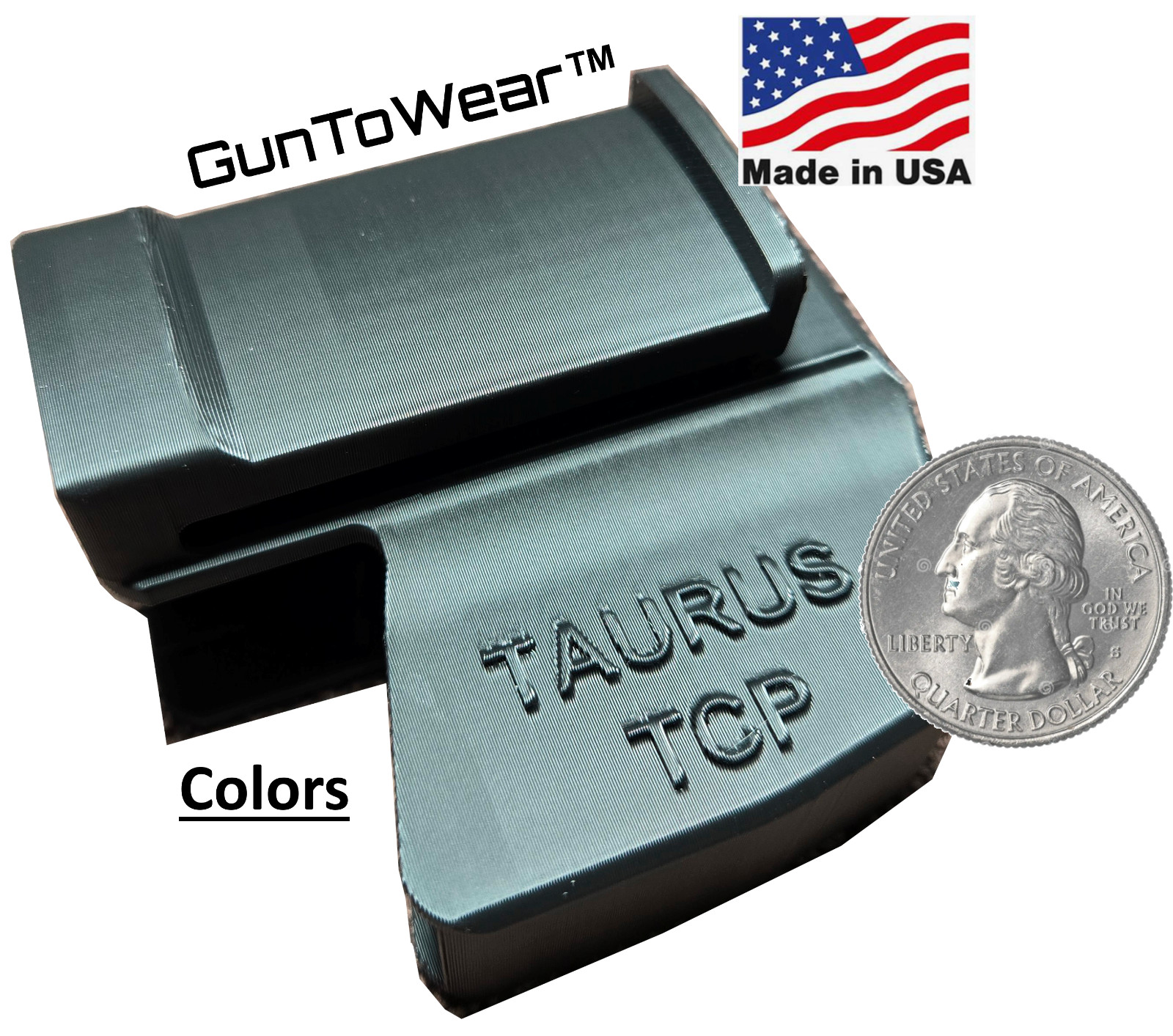 TAURUS PT738 TCP 380 acp Holster IWB In Waistband conceal carry Made in USA