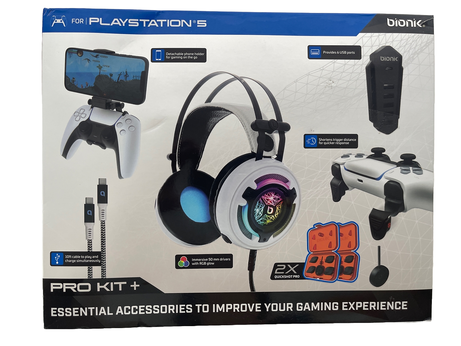 BIONIK Pro Kit + For Sony PlayStation 5
