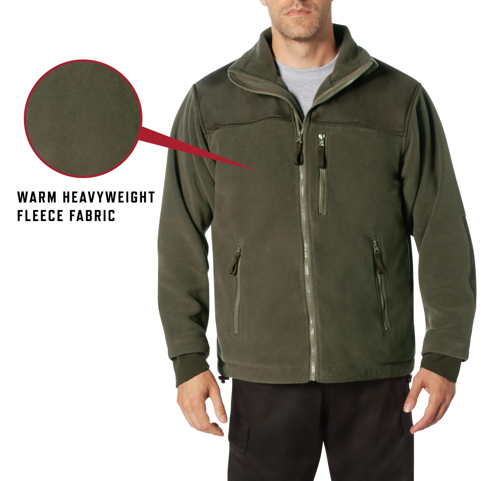 Rothco Concealed Carry Spec Ops Fleece Jacket 86670 - 2XL