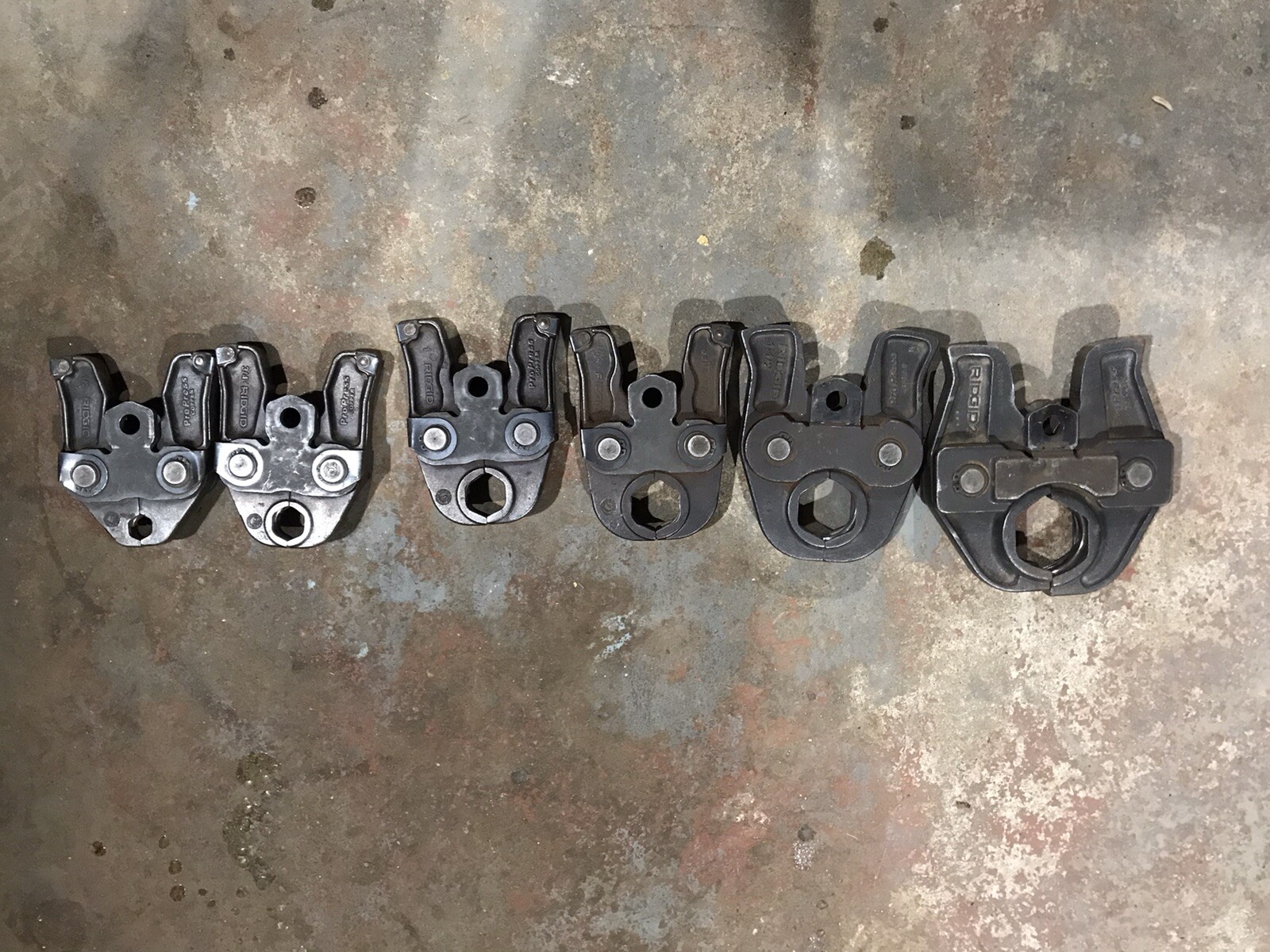 Rigid Propress Jaws 6pc. Kit (1/2"  - 2")